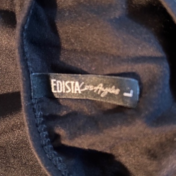 Bonjour! Eiffel Tower T Shirt cap sleeve (L) - Picture 2 of 5